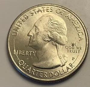 2015 Louisiana State Quarter**Complete Obverse Struck Through Error** AU**(Rare) - Picture 1 of 2