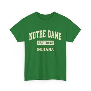 Notre Dame Indiana IN Vintage Athletic Sports Design T-Shirt - Picture 1 of 9
