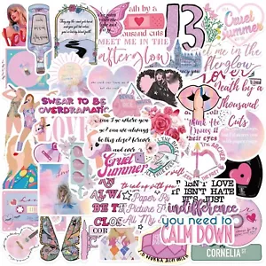 UK 50 X Singer Taylor Swift Pink Stickers Lot Band Music Guitar Car Decals Skate - Picture 1 of 9