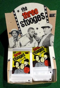 THREE STOOGES TRADING CARDS 1ST SERIES 1985 FTCC 10 SEALED PACKS + DISPLAY BOX - Bild 1 von 6