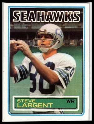 1983 Topps #389 Steve Largent - Image 1 of 2