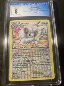 CGC 8 Cinccino Legendäre Schätze Holo BW Pokemon - Bild 1 von 3