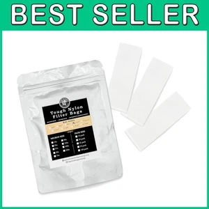 White Nylon Tea Filter Bags 10-100 Packs - Picture 1 of 7