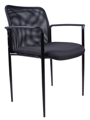 Boss Fabric Guest Chair Black - Image 1 of 3