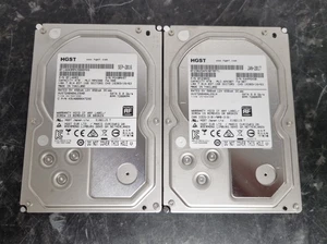 HGST Hitachi 4TB Internal HDD 7200 RPM 3.5" SATA HUS726040ALE614 Joblot x2 - Afbeelding 1 van 20