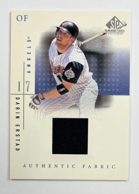 2001 Upper Deck SP #DE Darin Erstad Authentic Fabric Relic AR135-01 - Image 1 of 2