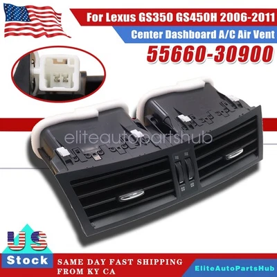 55660-30900 Center Dashboard A/C Air Vent US For Lexus GS350 GS450H 2006-2011 - Image 1 of 4