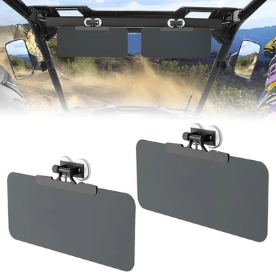 2Pcs UTV Magnetic Sun Visor, Golf Cart Sun Visor for Ehicles with Pro-Fit Bar - Image 1 of 4