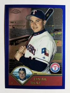 2003 Topps Chrome #304 Einar Diaz - Picture 1 of 2