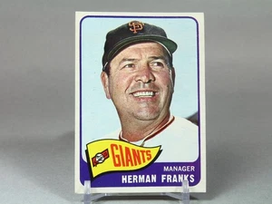 1965 Topps #32 Herman Franks baseball card. San Francisco Giants. EX - Picture 1 of 2