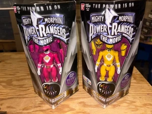 Power Rangers Mighty Morphin Movie Pink & Yellow Ranger New - Picture 1 of 9