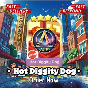 Hot Diggity Dog 4 Stars Sticker Golden Blitz Bon Appetit Album⚡ fast delivery ⚡ - Picture 1 of 1