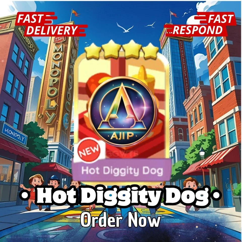 Hot Diggity Dog 4 Stars Sticker Golden Blitz Bon Appetit Album⚡ fast delivery ⚡ - Image 1 of 1