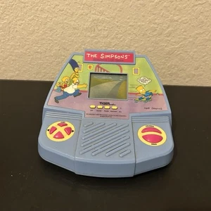 Vintage The Simpsons Handheld Tabletop Electronic LCD Video Game TESTED - Picture 1 of 4