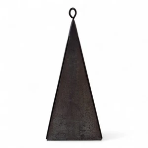 Vintage Eisen Dreieck Windspiel 19" Zoll groß Handarbeit Joe Coniff Stil * - Bild 1 von 15