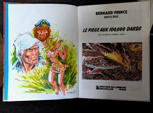 Dany exceptionnelle DEDICACE Bernard Prince "Le piège aux 100.000 dards" - Picture 1 of 7