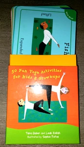 YOGA PRETZELS ACTIVITIES FOR KIDS AND ADULTS SUPER CONDITION! EXERCISE CARDS - Imagen 1 de 2