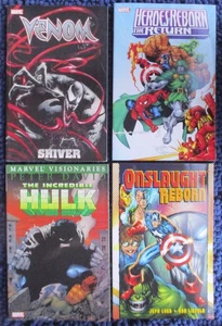 4 TPBs Graphic Novels: HEROES REBORN DIE RÜCKKEHR Venom Shiver HULK VISIONÄRE + - Bild 1 von 2