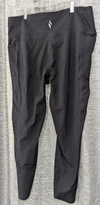 Skechers Los Angeles 2XL Black Wide Leg Women's Athletic Pants Stretchy Pull On - Picture 1 of 6