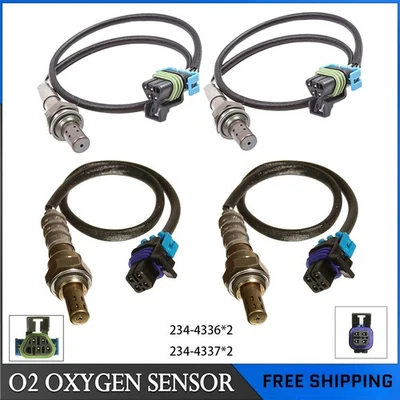 4Pcs Up&Downstream Oxygen Sensor For 2006 Chevy Silverado GMC Sierra 1500 5.3L - Image 1 of 4
