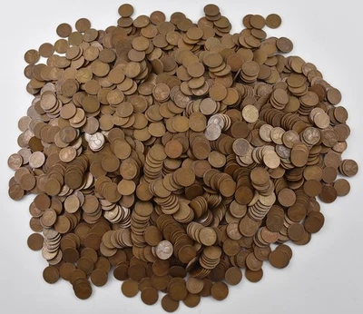(Lot of 100) 1920-1929 Lincoln Wheat Cents 2 Rolls Collection *8822 - Image 1 of 3