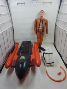 1964 Vintage GI Joe Action Sailor Air Sea Rescue Frogman W/ Sled L8904 - Picture 1 of 14