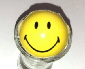 Smiley Flummi, Springball, Hüpfball, Bouncing Ball, Mitgebsel, Tombola ca. 30mm - Bild 1 von 1