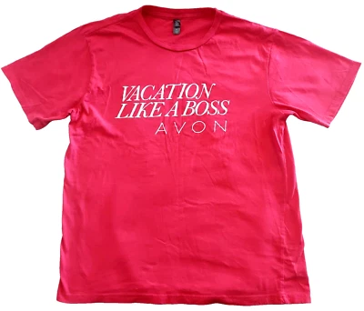 Camiseta rosa mujer Avon Vacation Like a Boss talla M Foto 1 de 3