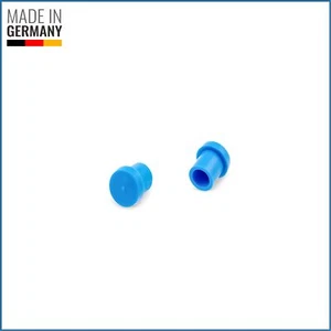 Tapas de boquilla de lubricación azules sin lengüeta de fijación - Imagen 1 de 2