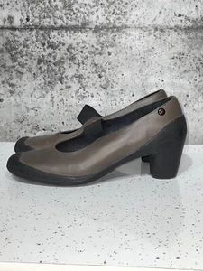 Camper Mary Jane Pump 39 Brown Black High Heel Shoe - Picture 1 of 6