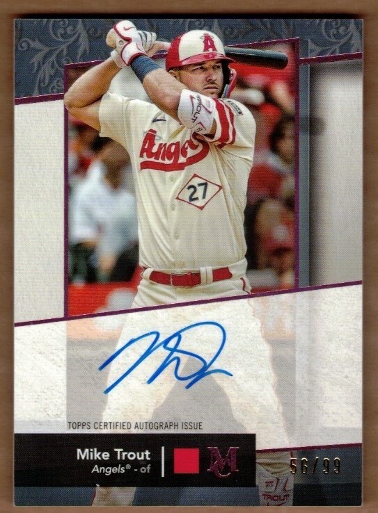 Mike Trout 直筆サイン マイクトラウト auto /99 topps(Topps Mike Trout 直筆サイン マイクトラウト auto /99 topps(Topps
