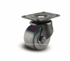 20XP03228S 3" Business Machine Swivel Plate Caster Polyurethane Wheel 700 lb Cap - Picture 1 of 3