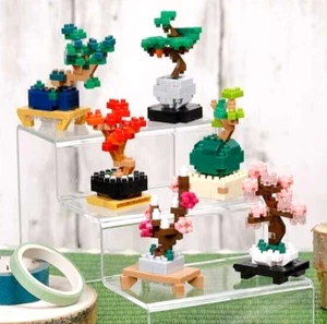 New Nanoblock Mini Nano Bonsai NBMC_63S Full Box 6 Types Kawada From Japan - Picture 1 of 6