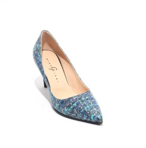 Gibellieri 3367l Multicolor Leather / Classics Pointy Heel Pumps 38.5 / US 8.5 - Picture 1 of 8