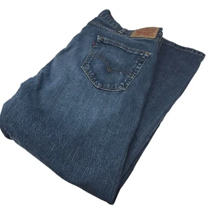 Levis 505 Denim Blue Jeans 40X30 Men's Straight Leg - Picture 1 of 6