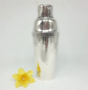 WMF Art Deco Cocktail Shaker Versilbert Hammerschlag 1935-1945 - Bild 1 von 12