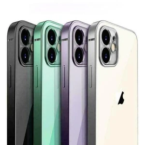 For iPhone 15 14 13 11 12 Pro Max Mini XR XS SHOCKPROOF plating clear Case - Picture 1 of 20