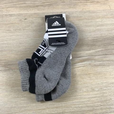 LA Los Angeles Kings Socks NHL Adidas Size Large Socks Brand New Socks Gray Cover