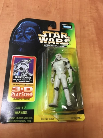 Star Wars Expanded Universe Spacetrooper Action Figure 3D Play Scene 1998 Kenner Cover