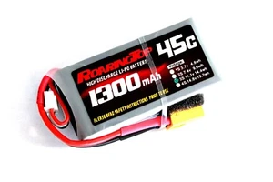 RoaringTop LiPo Akkupack 45C 1300mAh 3S 11,1V mit XT60 Stecker - Bild 1 von 1