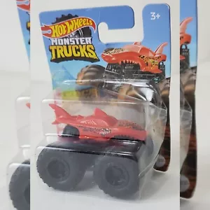 MATELL HOT WHEELS MONSTER TRUCKS RED LAVA PRESSOFUSO SCALA 1:64 MODELLINO COLLEZIONE - Foto 1 di 4