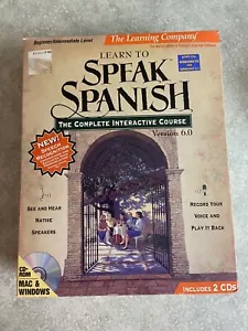 The Learning Company Learn to Speak Spanish 6.0 Complete Set! - Picture 1 of 7