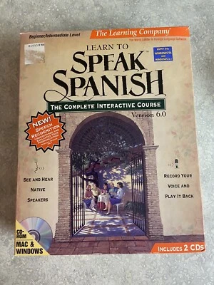 The Learning Company Learn to Speak Spanish 6.0 Complete Set! - Image 1 of 4