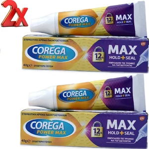 COREGA Power Max HOLD + SEAL Zahnersatz Haftcreme 40gr/1,41oz (2 x Packungen) - Bild 1 von 10