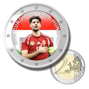 2 Euro Coloured Coin EURO 2024 Hungary - Picture 1 of 2