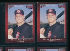 lot (2) 1998 Multi-Ad #11 Shane Gunderson New Britain Rock Cats (BL8) SWSW6