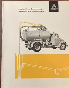 PROSPEKT MAGIRUS DEUTZ- LIEFERÜBERSICHT KOMMUNALFAHRZEUGE 1963 MIT ÖSEN - Bild 1 von 3