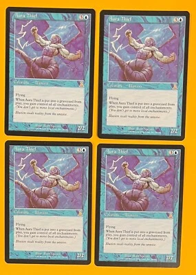MTG AURA THIEF (x4) Urza's Destiny (OldManMTG 010-855) - Image 1 of 3