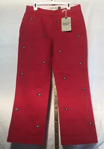 Georgia Bulldogs Women’s NWT Red Capri Pants Size 2. With 24 Inch Inseam Pockets - Picture 1 of 11