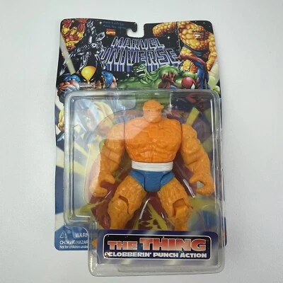 Figura de acción 1994 The Thing Fantastic Four ToyBiz Marvel Comic Marvel Universe Foto 1 de 4